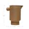 Hello Honey® 6.3" Brown Stoneware Pitcher